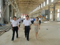 沧州市长刘学库建设期视察公司